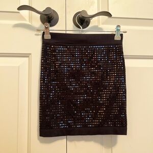 Black glitter tube top